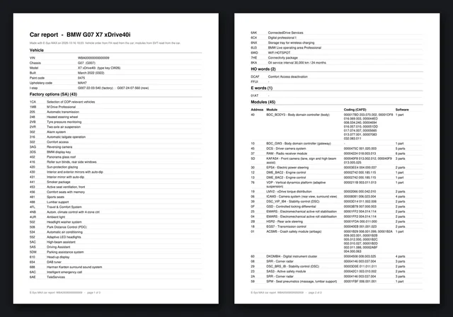PDF araç raporu